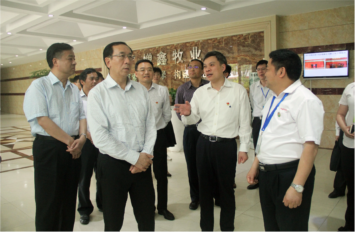 江西省副省长伊建业莅临增鑫调研